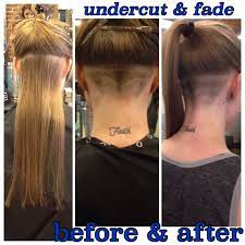 Female With Undercut Fade Hair Inspiration Undercut Women Hair Makeup