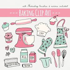 Clip Art Baking Set Photoshop Brushes Hand Drawn Elements Kitchen Culinary Food Baker Conf Clip Art Cake Clipart Digital Clip Art Set Dj mixer clipart free download!