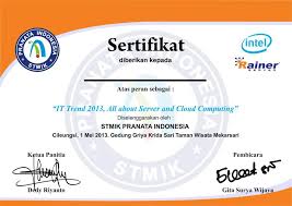 Contoh piagam penghargaan juara 1. Contoh Sertifikat Yang Dapat Dijadikan Referensi Sebelum Membuat Uprint Id