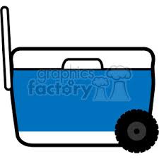 Irp blue texas icer 3101510 insulated ice bin / merchandiser with shelf and drain 48 x 24 140 qt. Blue Wheeled Cooler Icon Clipart Commercial Use Gif Jpg Png Eps Svg Ai Pdf Clipart 398210 Graphics Factory