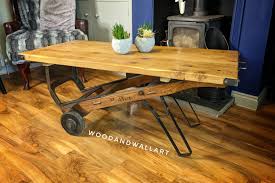 5 out of 5 stars. Industrial Chic Vintage Porters Sack Truck Coffee Table Wood And Wall Art By Marcus Postin