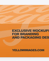 Download Paper Box Mockup In Box Mockups On Yellow Images Object Mockups PSD Mockup Templates