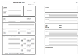 Individual Detail Sheet An Australian Family History