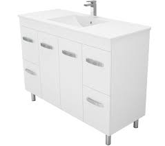 Unlike a freestanding sink, a bathroom vanity holds a sink bowl in the countertop, although you can also mount a sink on top the vanity cabinet. Glazier Vanity Unit Bathroom Vanities Perth
