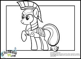 My Little Pony Applejack Coloring Pages | Team colors