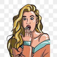 Painted Pop Style Surprised Blonde Woman With Commercial Elements Painted Pop Wind Surprised Png Transparent Clipart Image And Psd File For Free Download Mulheres Loiras Rosto De Mulher Arte Pop