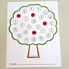 You'll find printable charts, games, minibooks, activities, crafts and more. Apple Tree Alphabet Letter Game Still Playing School