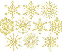 Christmas Clipart Gold Glitter Snowflake Clipart Holiday Etsy Clip Art Snowflake Clipart Christmas Clipart