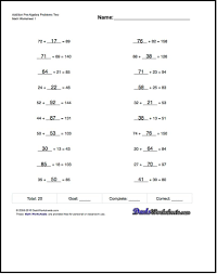 Pre Algebra For Addition Pre Algebra Problems Two Rounding Numbers Pre Algebra Worksheets Rounding Decimals Worksheet