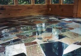 How To Make Tile Floors From Scrap Materials Unique Flooring Unique Flooring Materials Flooring