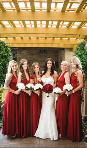 Dark Red Bridesmaid Dress Different Style Chiffon Bridesmaid Prom Promdress Dress Eveni Dark Red Bridesmaid Dresses Red Bridesmaid Dresses Red Rose Wedding