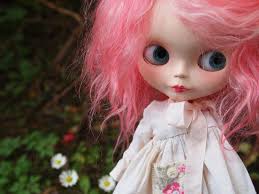 Blythe Pink Haired Doll Jual POPMART Blythe Strawberry Dress Movable Doll  Small BJD Boneka