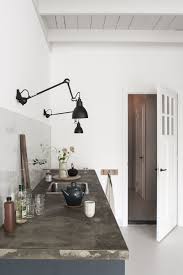 Black Wall Mounted Task Lighting In The Kitchen Black Lampe Gras Wall Lights Kitchen Lighting Kitchen Table Lighting Kitchen Wall Lights Kitchen Chandelier