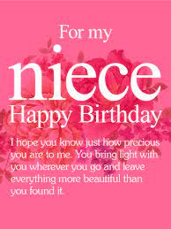 You are going to have a really exciting day with the cakes, gifts and candles. To My Precious Niece Happy Birthday Wishes Card Birthday Greeting Cards By Davia Happy Birthday Wishes Cards Happy Birthday Niece Birthday Wishes For Myself