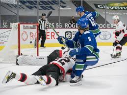 The canucks showed moments of what this team could be and benefitted from some very sloppy senators play. Canucks 4 Senators 1 Lotto Line Good To Be Lucky The Province