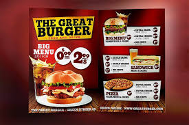 Burger Fast Food Menu Restaurant Psd Fast Food Menu Food Menu Template Menu Restaurant