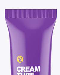 Download Matte Cosmetic Tube With Corall Sponges Mockup In Jar Mockups On Yellow Images Object Mockups