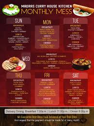 monthly mess ajman restaurant breakfast lunch dinner veg curry food menu