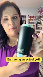 Laser Engraving Yeti Cup Marvel