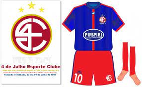 Lo último en 4 de julho piripiri noticias, resultados, estadísticas, rumores y mas de espn. 4 De Julho Esporte Clube Piripiri Pi Novo Escudo E Uniforme Historia Do Futebol