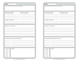 Planner Pages Half Page Daily Planner Pages Planner Pages Daily Planner Printables Free