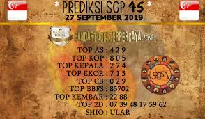 Prediksi Sgp45 27 September 2019 Bandartogelterpercaya Zone September November Kembar