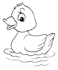 Hiding under an umbrella from the rain coloring page stock vector. Duck Coloring Page For Kids Crafts And Worksheets For Preschool Toddler And Kindergarten