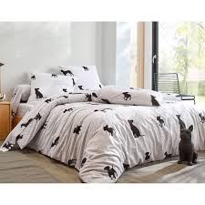 Drap housse grand bonnet (3). Taie D Oreiller Chiens Noir 3 Suisses