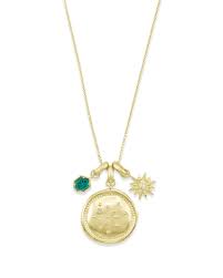 December Birthday Gift December Sagittarius Charm Necklace Set In Gold Sagittarius Charm Sagittarius Necklace Necklace Set