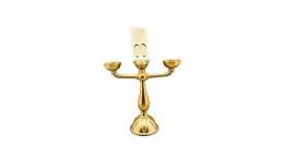 Candelabro Bella Bestia Cogsworth - Adorno Resina Colección Retro