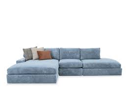 Modern Three Piece Sectional In Turquoise Mathis Brothers Furniture In 2020 Sectional Living Room Seating Furniture