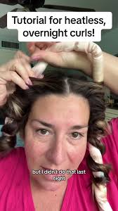 Here is how I curl my hair with thr viral @Kitsch LLC overnight curl r...