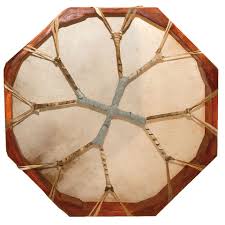 Nature is always a great inspiration, and i am happy to live in the dordogne! Terre 16 Octagonal Shaman Drum Handdrum