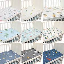 Buy baby cot bed mattress and get the best deals at the lowest prices on ebay! Baby Bed Mattress Cover Soft Protector Cartoon Printed Newborn Baby Bedding For Cot 100 Cotton Crib Fitted Sheet Size 130 70cm Sheets Aliexpress