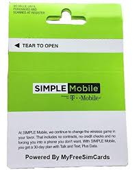 This sim card kit actually comes with 2 separate sim cards. Simple Mobile Sim Card Loaded With 40 Plan Unlimited Talkx2022 Textx2022 1gb Data Ready To Activate Pricepulse
