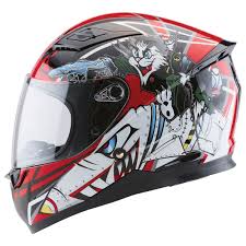 Zox Sonic Junior Tomcat Red Full Face Helmet 88 34974