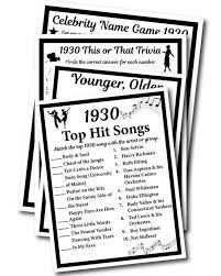 Zoe samuel 6 min quiz sewing is one of those skills that is deemed to be very. 1930 Birthday Trivia Game 1930 Birthday Parties Instant Etsy 90th Birthday Party Theme Trivia Games Trivia