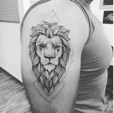 Mountain lion tattoo black and grey. 100 Realistic Lion Tattoos For Men 2021 Tribal Traditional Designs