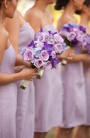 Monogram Bridesmaids Glamorous Bouquet Bouquets Bridesmaid Dress Dresses Flowers Purple Wedding Inspiration Lavender Bridesmaid Purple Wedding Flowers