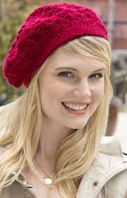 Bridgette Beret Crochet Beret Pattern Crochet Hats Crochet Beret
