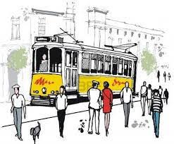 Hoge kwaliteit geprint 100.000 klanten gingen je voor direct geprint na je bestelling eenvoudig online bestellen Tekening Van De Oude Tram In Lissabon Portugal Urban Sketching Lisbon Travel Sketches