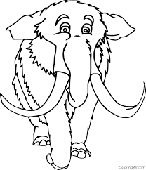 They're great for all ages. Mammoth Walking Coloring Page Coloringall