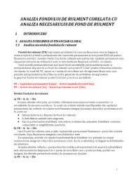 Penalizare la suplimentarea fondului de rulment. Referat Analiza Fondului De Rulment Corelata Cu Analiza Necesarului De Fond De Rulment Economie 172093