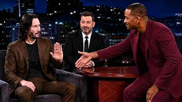 Keanu Reeves refuses Will Smith's handshake on live TV