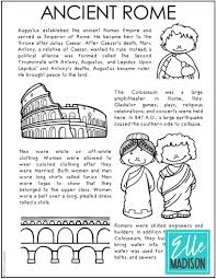 Ancient Rome Coloring Page In 2020 Social Studies Social Studies Lesson Plans History Classroom