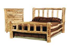 View hundreds of top quality rustic bedroom furniture collections and log bedroom furniture collections await you. Rustic Discount Budget Bedroom Log Furniture Aspen Western Bed