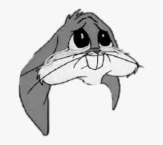 • 24 bunny face svg, rabbit png, bunny head dxf, easter cut file, spring clip and vector art. Transparent Bunnies Clipart Black And White Bugs Bunny Sad Face Hd Png Download Kindpng