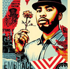 ▷ Embrace Justice by Shepard Fairey (Obey), 2018