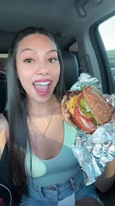 Danielle Eating A Burger