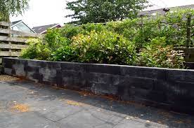 stapelblokken tuin linia antraciet zwart strak 15 x 15 x 120 cm excellence tuin tuin aanleggen en onderhoudsvriendelijke tuin